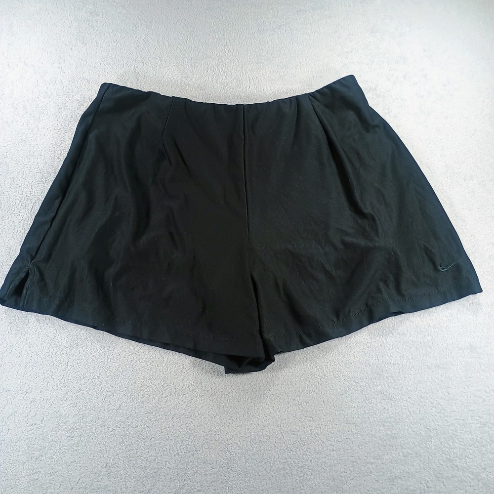 Nike Girls L (12-14) Fit Dry Athletic Shorts Black L Moisture Wicking